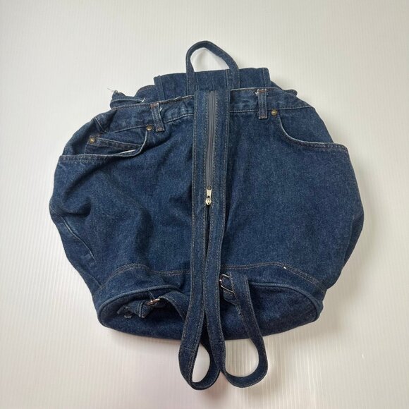 Vintage Denim Backpack - Picture 4 of 5